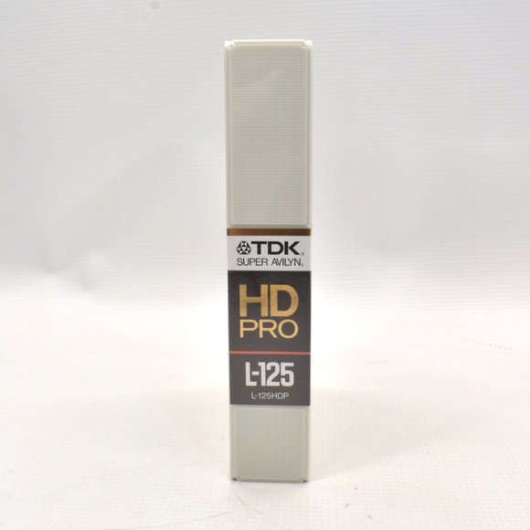 TDK Beta HD Pro L-125 hdp Sealed Case of 5 Vintage High Quality Blank Tape New - Picture 4 of 5